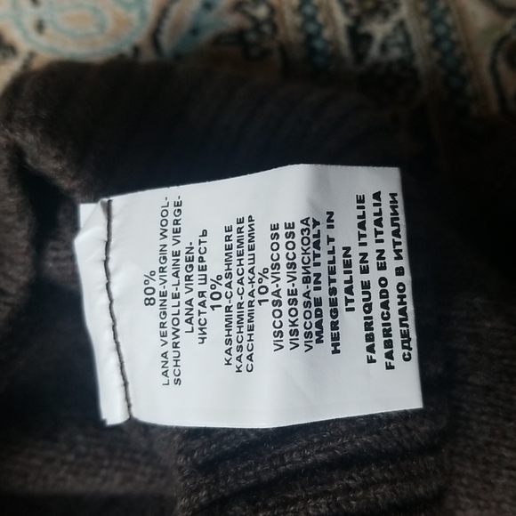 Cashmere Double Zipper sweater - Picture 4 of 4